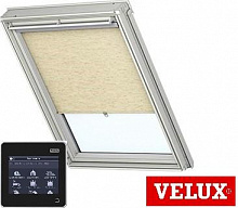 Рулонна штора на сонячній батареї RSL Velux розмір P06 94х118 (0,75м2) колір 4000 природна текстура