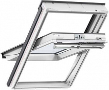 Мансардне вікно Velux PREMIUM GGL 2070 ручка зв. дер/біле покр. розмір FK04 66х98