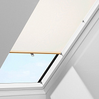 Рулонна штора на гачках RHL Velux розмір M08 78х140 (0,73м2) колір 1086 бежевий